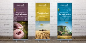 Alberta Wheat Commision Pull Up Banners