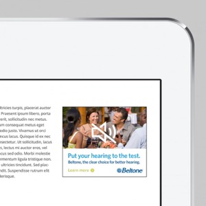 Beltone online advertising