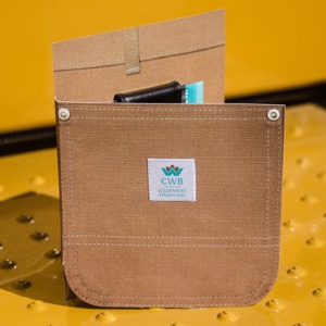 Canadian Western Bank promotional giveaway money clip