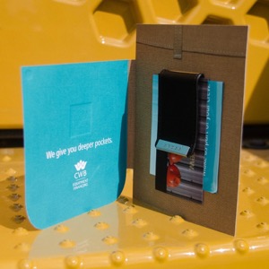 Canadian Western Bank promotional giveaway money clip