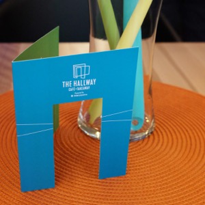 The Hallway Cafe Table Cards