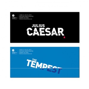 Freewill Shakespeare Festival 2013 ticket jackets