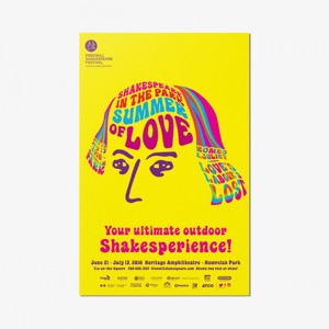 Freewill Shakespeare Festival awareness poster 2016