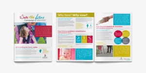 Glenrose write the future campaign brochure