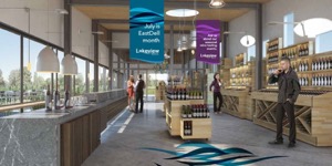 Lakeview WineCo pull up banner, Our wines pair exceptionally well with friends