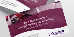 Lakeview WineCo Wine cellar card