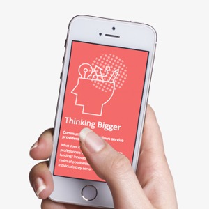 Mental Health Foundation Online Annual Report, mobile view