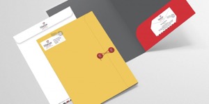 Stielow Mailroom staitionary and corporate folder